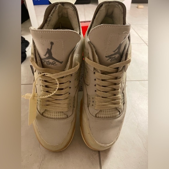 Jordan 4 Retro Off-White Sail (Women's) - Picture 3 of 3
